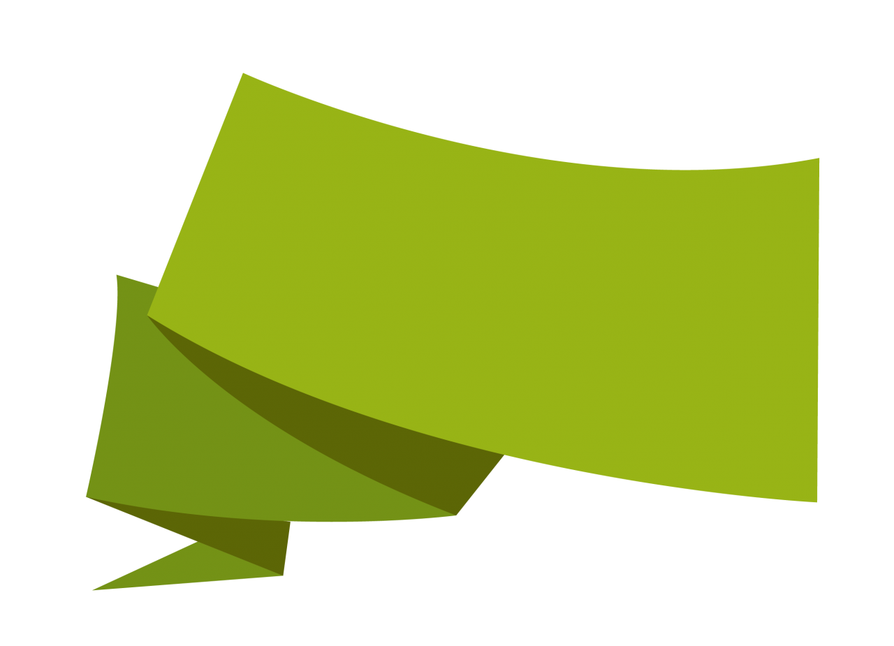 green ribbon banner