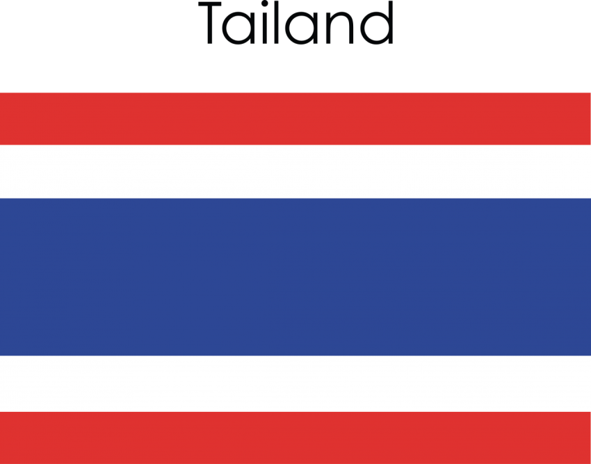 Tailand Country Flag Png