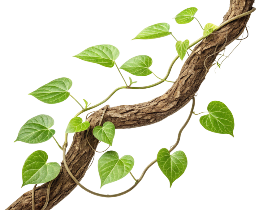 Transparent Green Leaves Growing Foliage