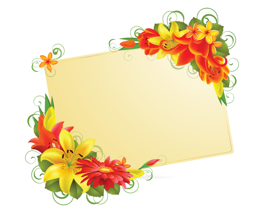 Beautiful Flower Png Greeting