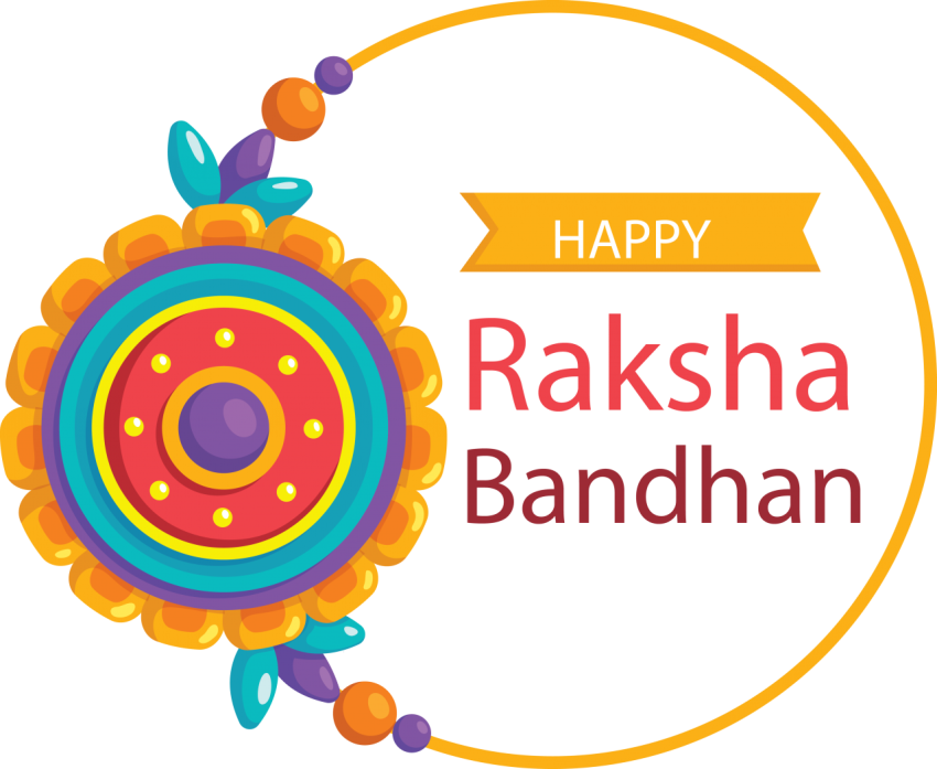 Happy Raksha Bandhan Design