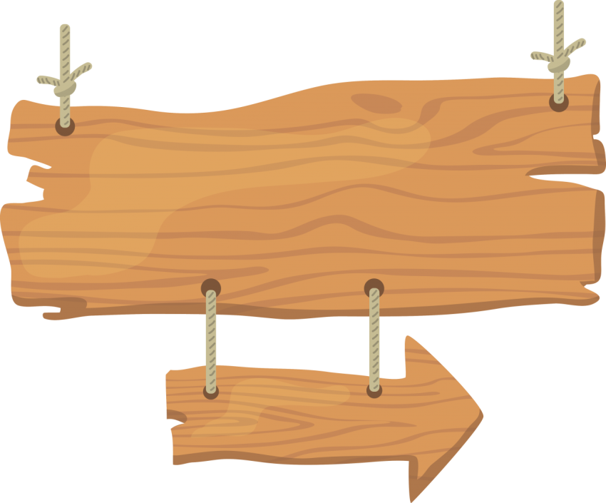 Wooden Arrow Signboard Design