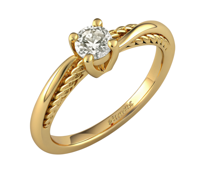 Dimond gold ring png