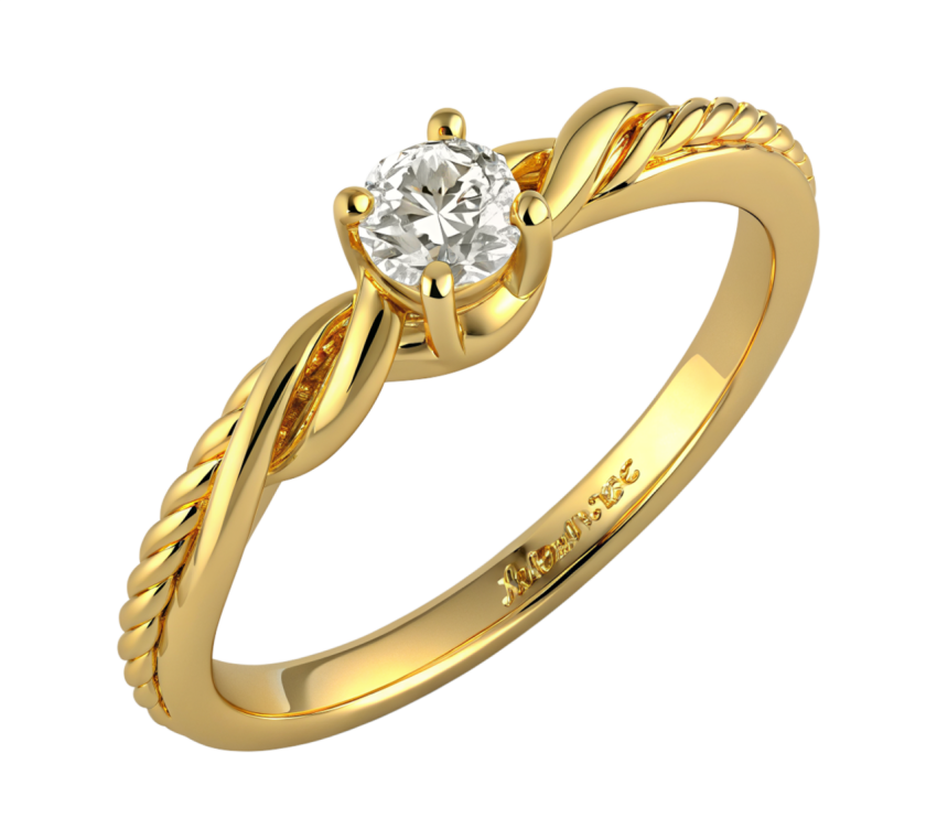 Dimond gold ring png