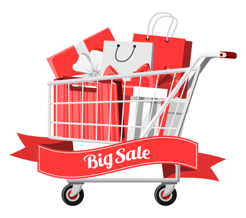 Sale Cart PNG Free Download