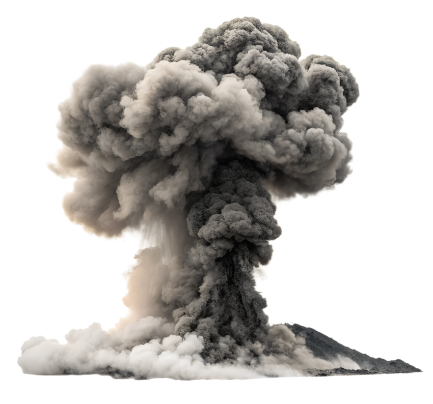 Volcano Eruption Smoke Png