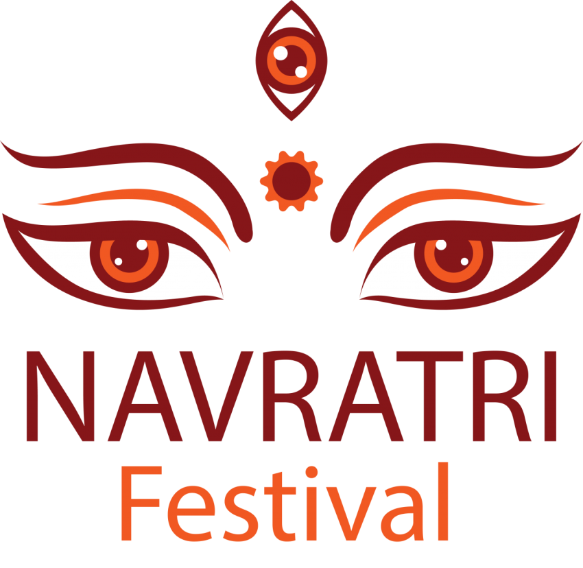 Navratri Badge Design Template