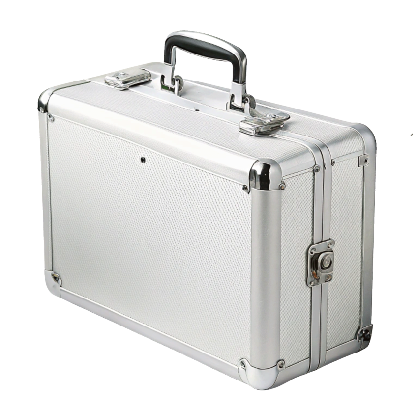 Aluminum briefcase png image