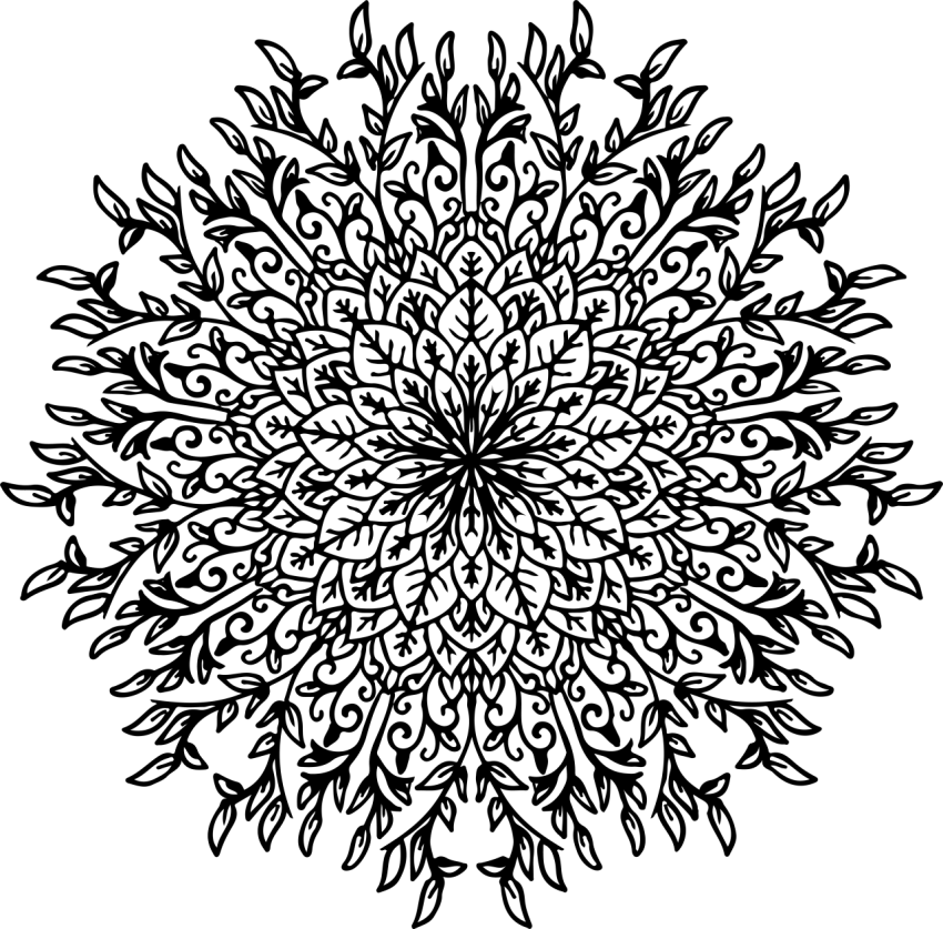 Hand Drawn Mandala Design Png