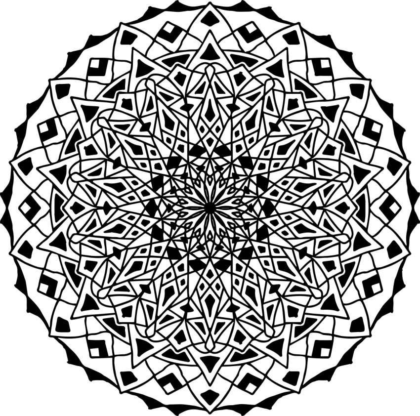 Hand Drawn Mandala Design Png