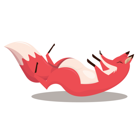 Funny Fox Illustration