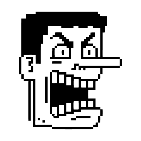 Distorted Angry Troll Face Png