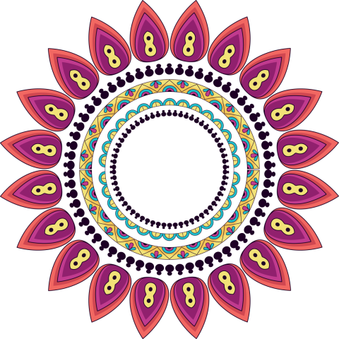Decorative Mandala Design Png