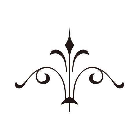 Vintage Floral Ornament Element Design Png