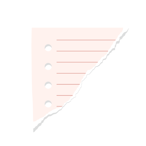 Torn note paper png