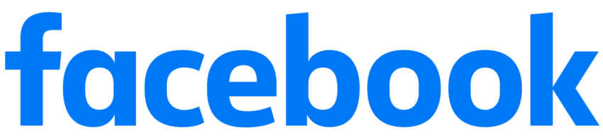 Facebook Text logo png image