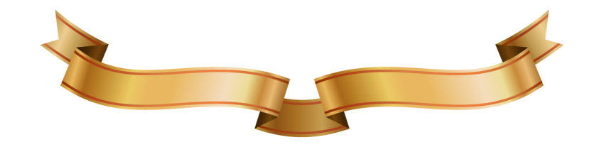 Golden Ribbon Banner Png
