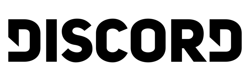 Discord Wordmark Black Logo png