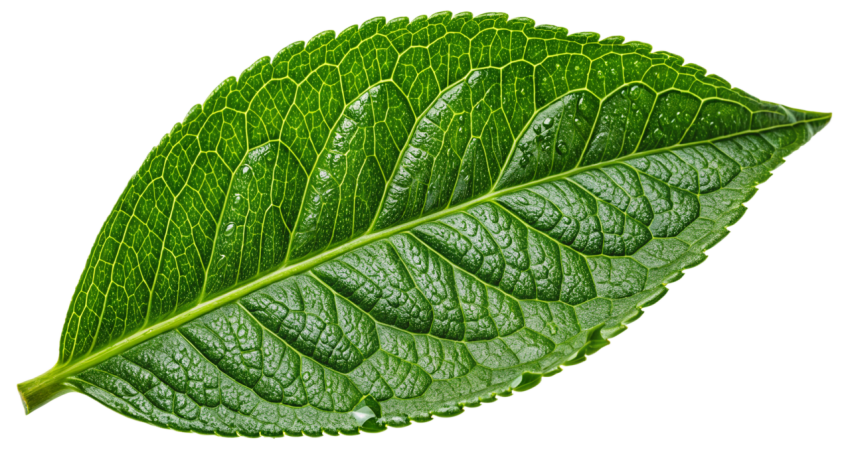 Green Leaf on Transparent Background Png