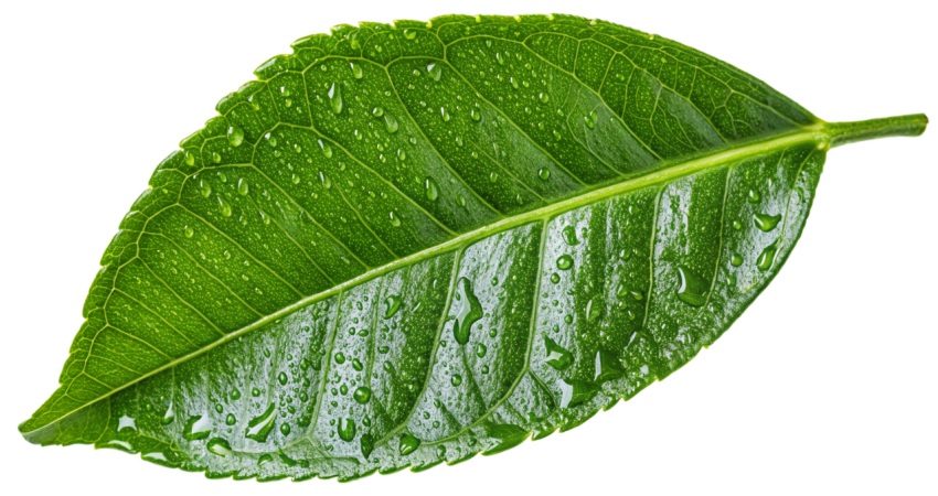 Green Leaf on Transparent Background Png
