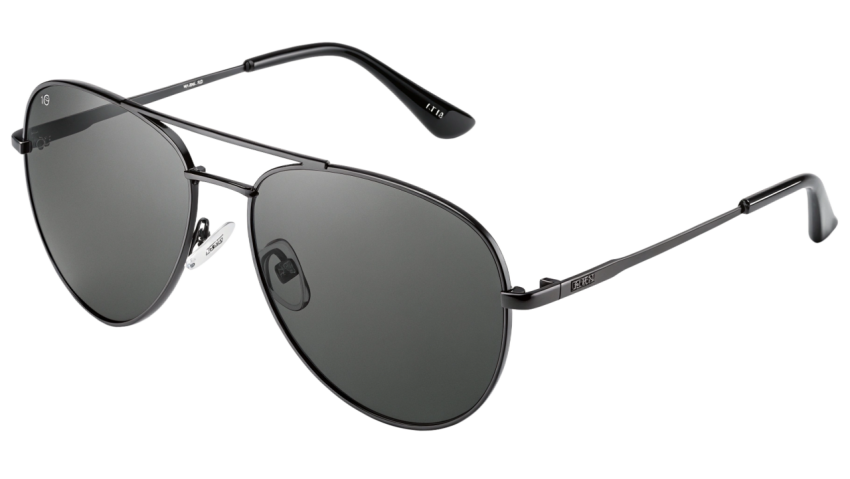 Modern  sleek black sunglasses png image