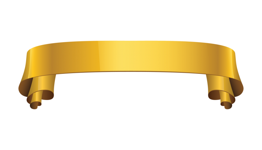 Golden Ribbon Png Free Download