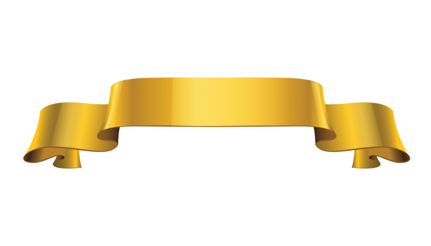 Golden Certificate Ribbon Png Free Download
