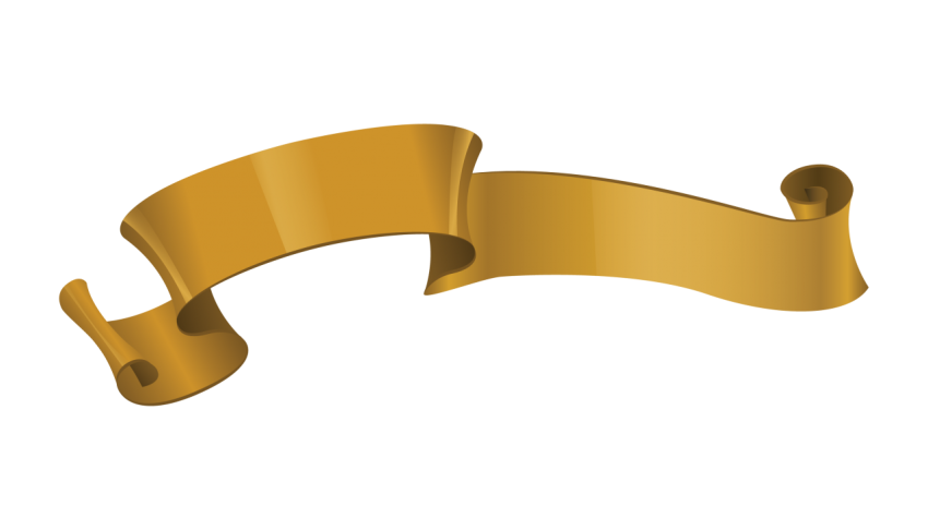 Golden Ribbon Png Free Download