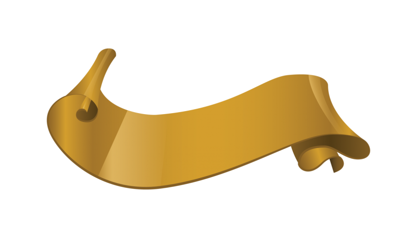 Golden Ribbon Png Free Download