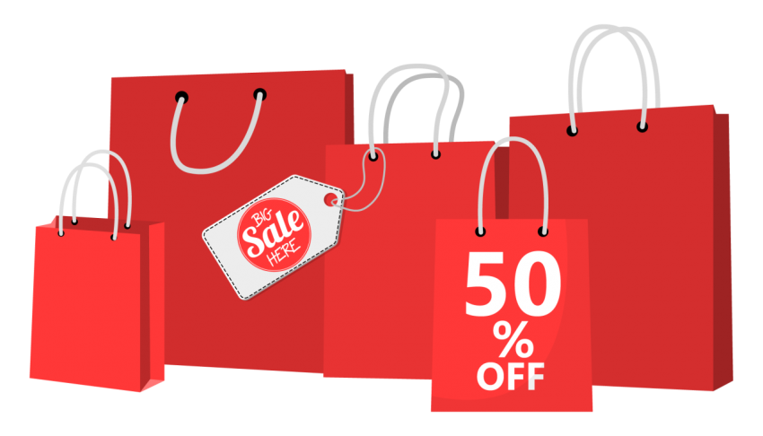 Big Sale Shopping Bags PNG