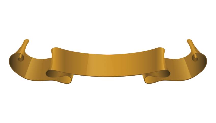 Golden Certificate Ribbon Png Free Download