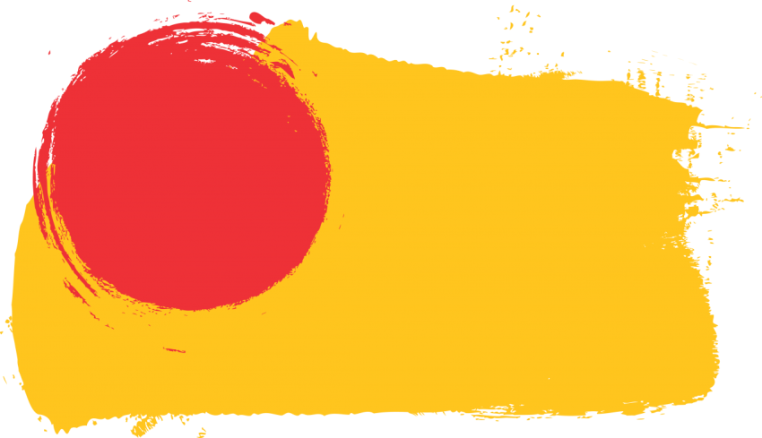 Colorful Painted Sale Banner Design