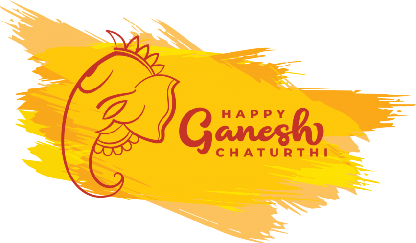 Happy Ganesh Chaturthi Design Template