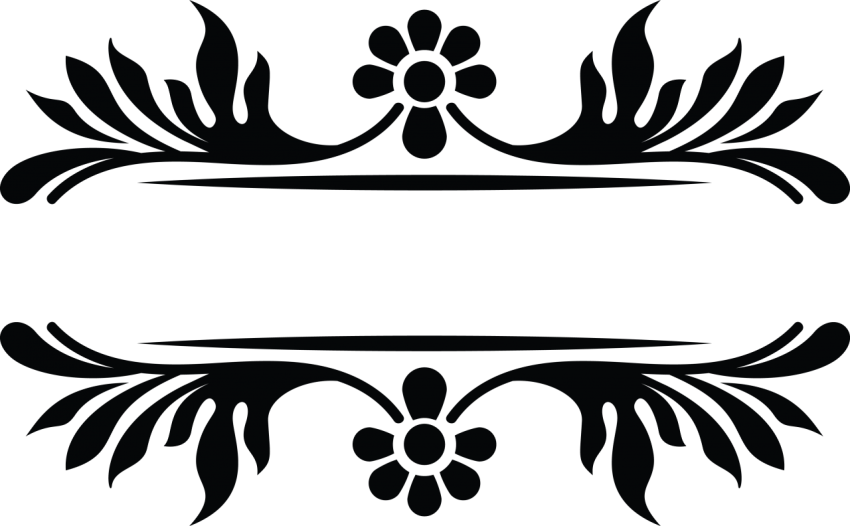 Floral Swirl Element Design