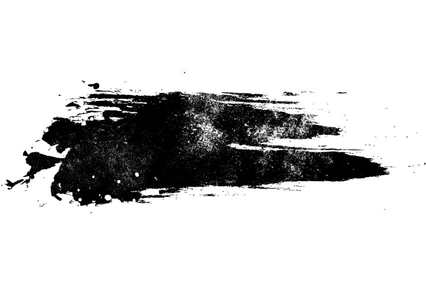Black Paint Brush Stroke Texture Png