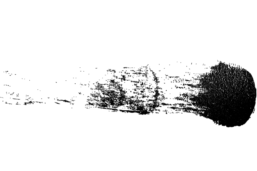 Black Paint Brush Stroke Texture Png