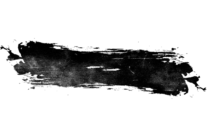 Black Paint Brush Stroke Texture Png