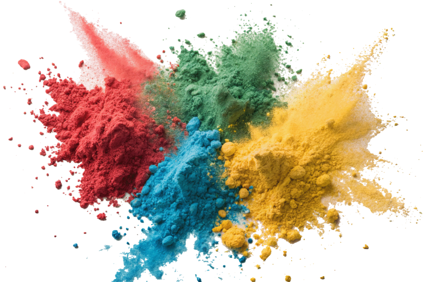 Transparent holi color png