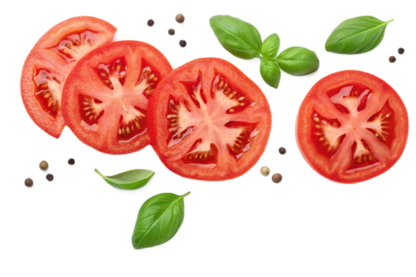 Tomato slices transparent image png