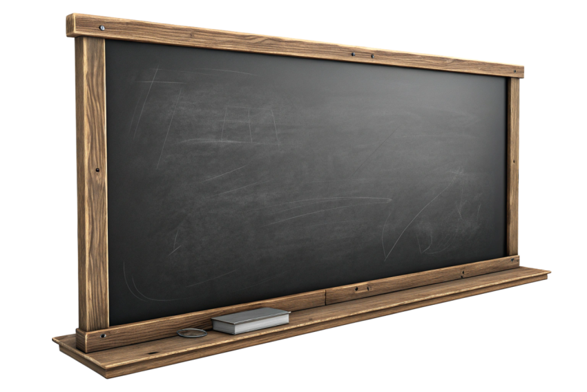 Black classroom chalkboard image png