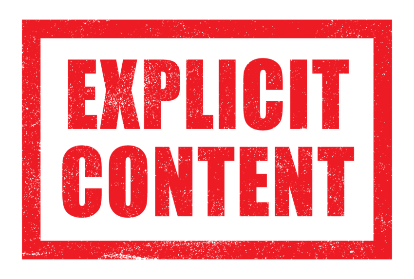 Explicit Content Warning Sign Png