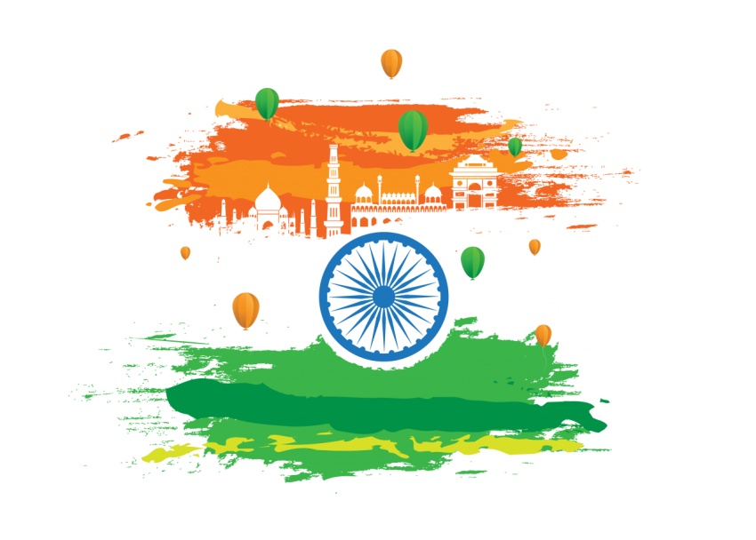 Abstract Indian Flag Png Free Download