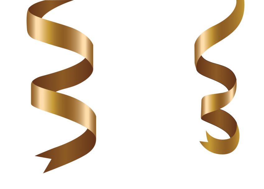 Golden Ribbon Png Free Download