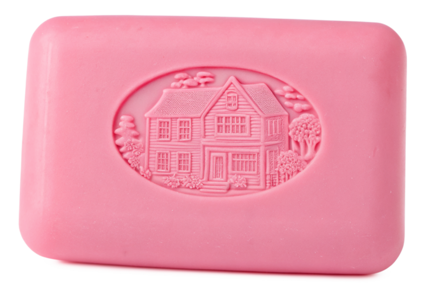 Pink natural soap bar transparent image png