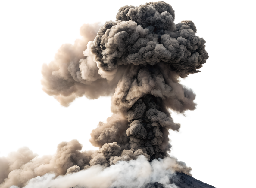 Volcano Eruption Smoke Png