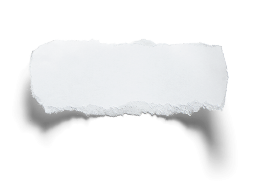 White Torn Paper Png Image