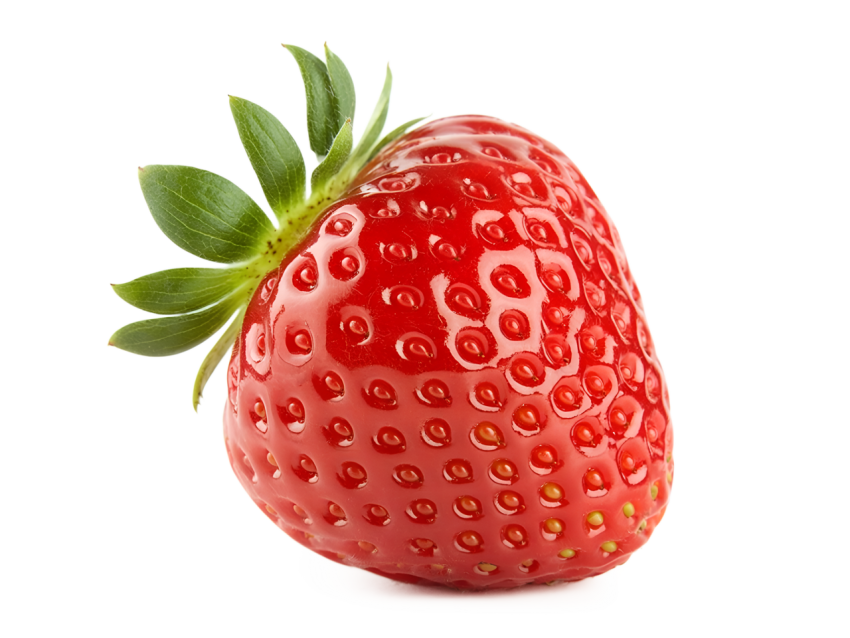 Fresh Strawberry Isolated on Transparent Background