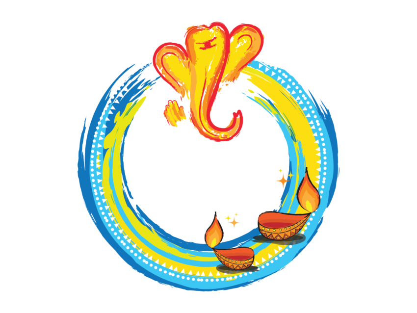 Ganesh Chaturthi Png BannerTemplate  Free Download