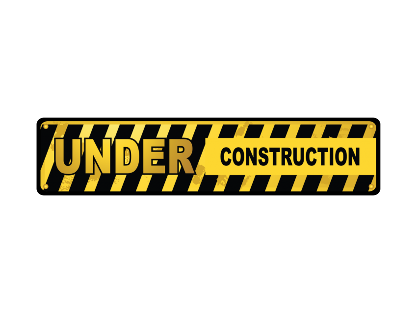 Under Construction Board Png Free Download