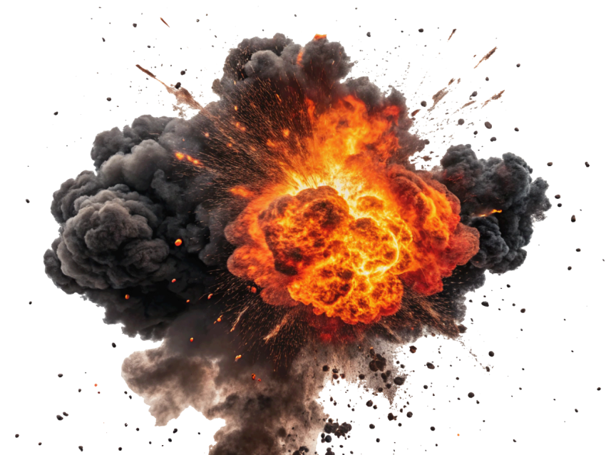Transparent Explosion Png Image
